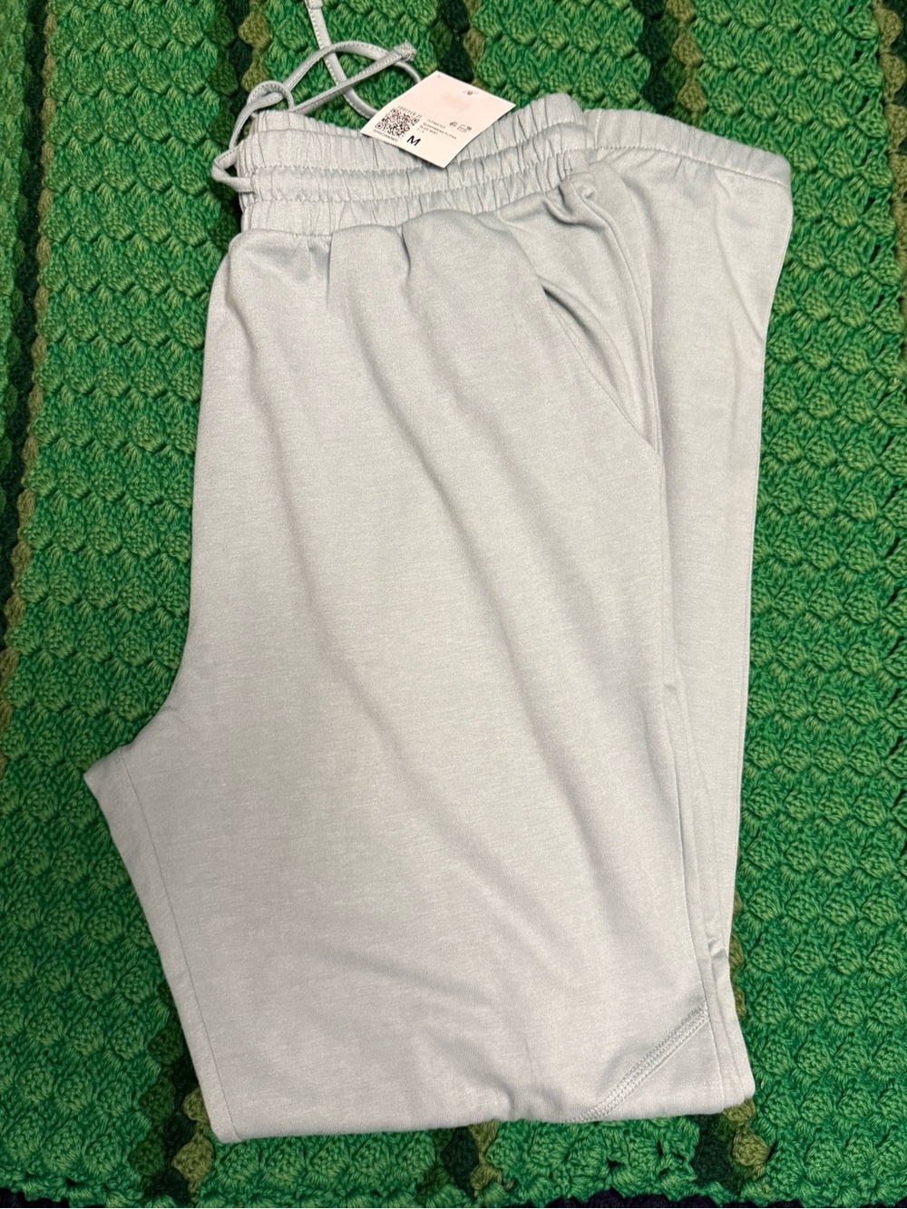 Forever 21 Light Teal Athletic Drawstring Shorts